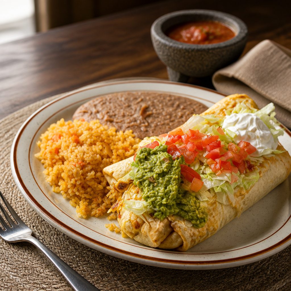 6 Chimichangas.