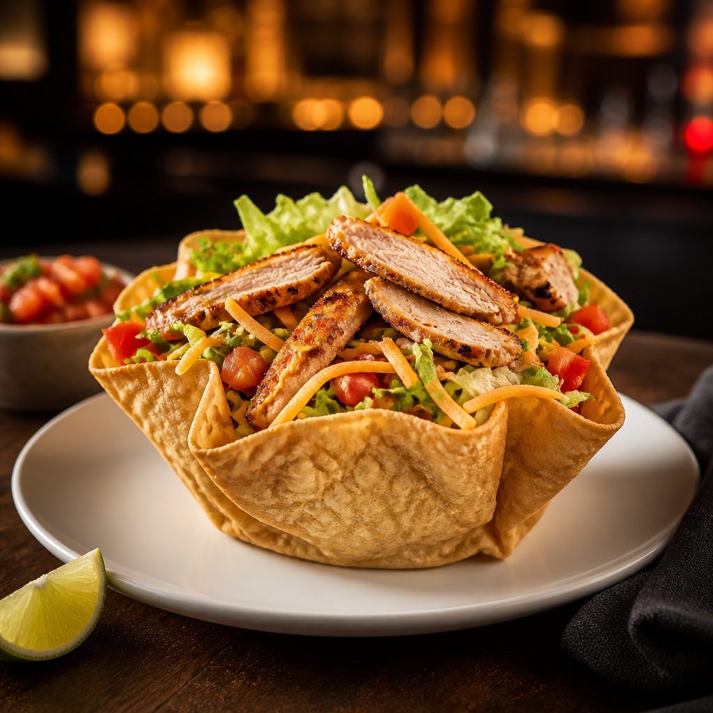 Grilled Chicken Taco Salad.