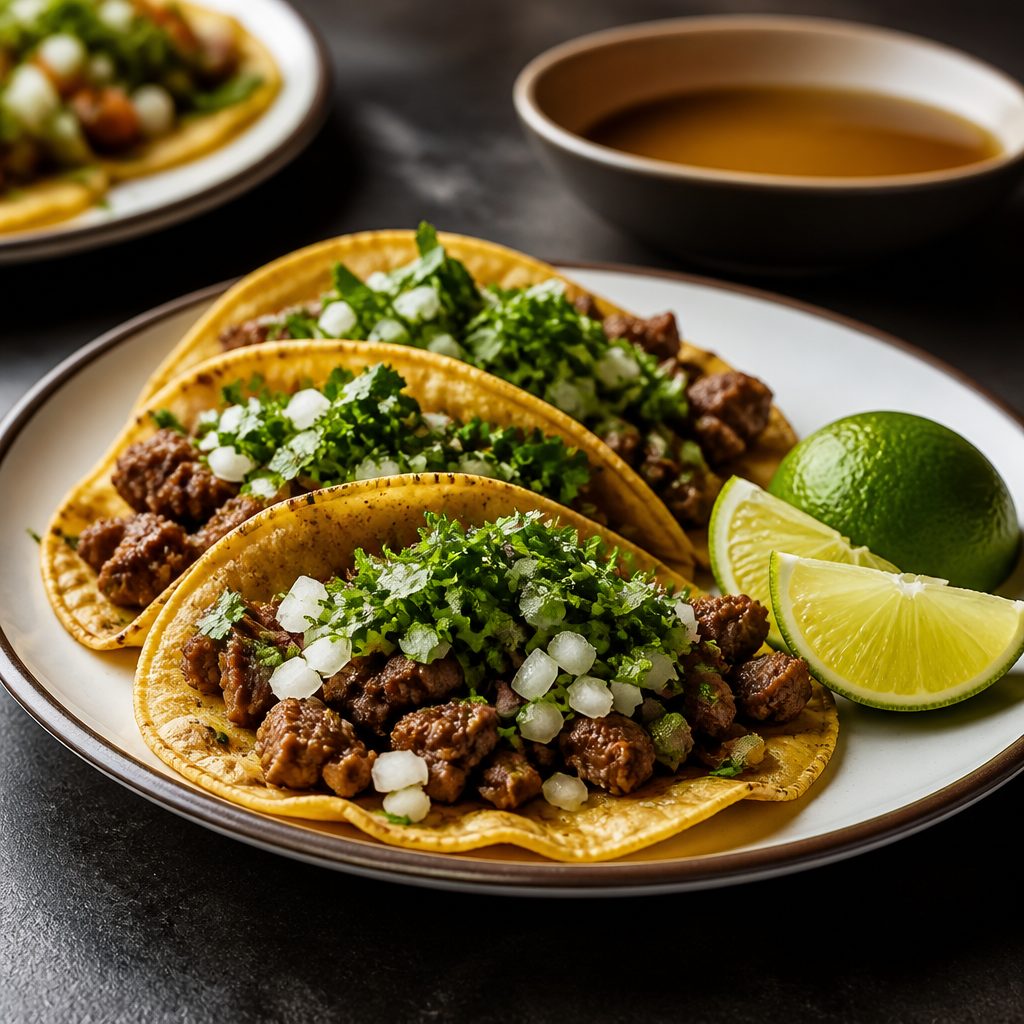 Lunch Tacos Al Carbon.