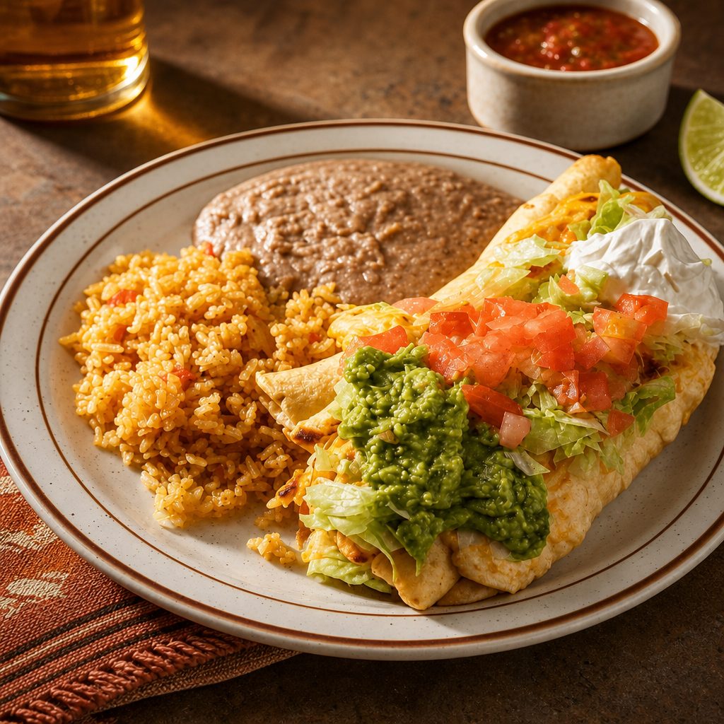 Single Chimichanga.